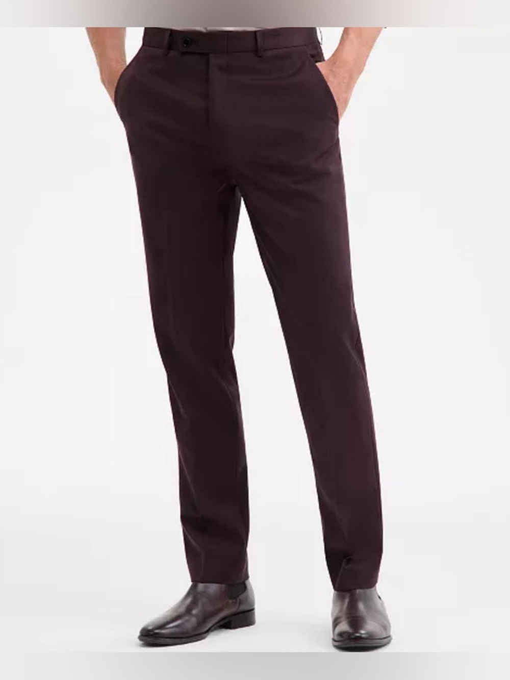 Calvin Klein slim fit Pants in Dark Burgundy NWT